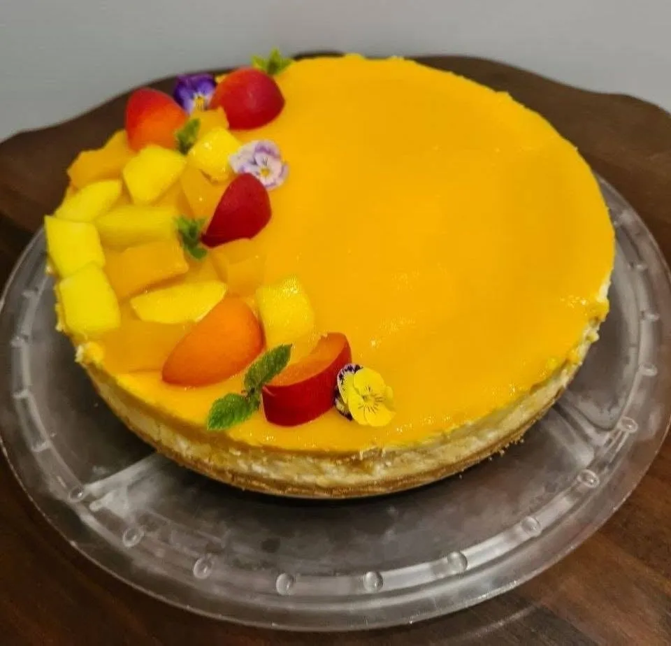 Mango cheesecake