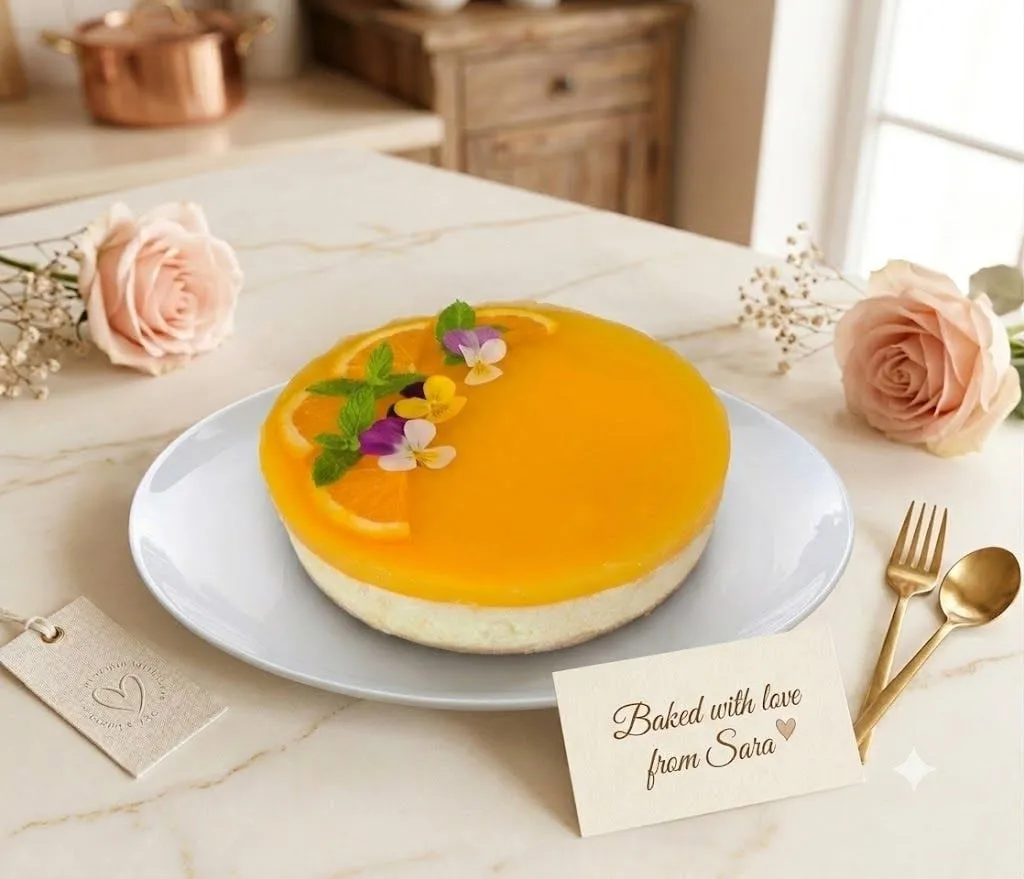 Orange cheesecake